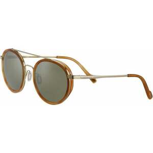 Serengeti Geary Light Gold/Orange Turtoise Acetate/Mineral Polarized Ochelari de stil de viață imagine