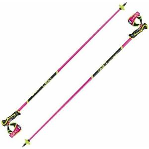 Leki Venom SL 3D Neonpink/Black/Neonyellow 115 cm Bețe de schi imagine