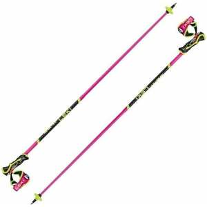 Leki Venom SL 3D Neonpink/Black/Neonyellow 120 cm Bețe de schi imagine