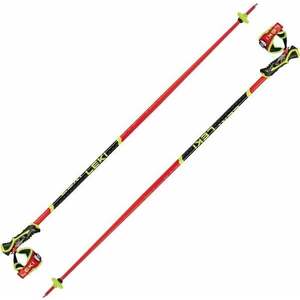 Leki WCR SL 3D Bright Red/Black/Neonyellow 125 cm Bețe de schi imagine