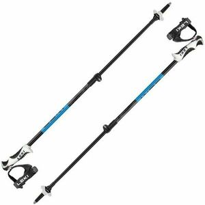 Leki Drifter Vario S Black/Cyan/Dark Anthracite 90 - 120 cm Bețe de schi imagine