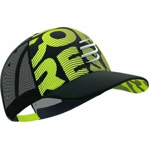 Compressport Trucker Flash Negru/Galben Florescent UNI Șapcă imagine