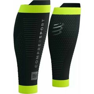 Compressport R2 3.0 Flash Negru/Galben Florescent T2 Huse pentru viței pentru alergători imagine