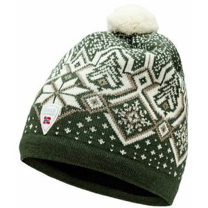 Dale of Norway Winterland Unisex Merino Wool Hat Dark Green/Off White/Sand UNI Căciulă imagine