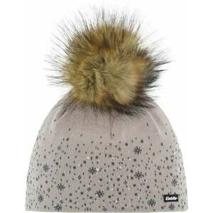 Eisbär Rana Lux Crystal Beanie Brushed Silver/Anthrazit/Beige UNI Căciulă imagine