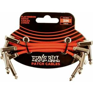 Ernie Ball Flat Ribbon Patch Cable 7, 5 cm Oblic - Oblic Cablu patch imagine