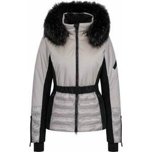 Sportalm Oxford Womens Jacket with Fur Taupe Pink 38 Jachetă schi imagine