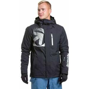 Meatfly Shader Mens SNB and Ski Jacket Black S Geacă schi imagine