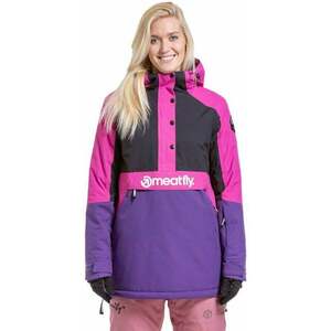 Meatfly Aiko Womens SNB and Ski Jacket Petunia/Black S Jachetă schi imagine