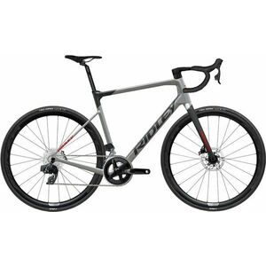 Ridley Grifn 12-Speed-Shimano GRX 800 2x12 Elephant Grey/Red M Shimano 2023 Bicicleta Gravel / Cyclocross imagine