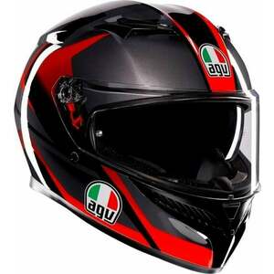 AGV K3 Striga Black/Grey/Red L Casca imagine