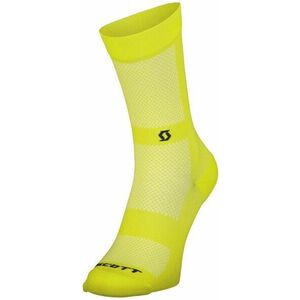 Scott Performance No Shortcuts Crew Socks Sulphur Yellow/Black 39-41 Șosete ciclism imagine