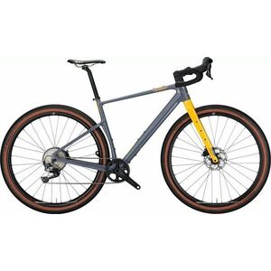 Wilier Adlar Shimano GRX RD-RX822 GS 1x12 Grey/Yellow/Glossy M Shimano 2024 Bicicleta Gravel / Cyclocross imagine