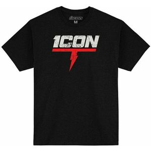 ICON - Motorcycle Gear 1000 Spark Black 2XL Tricou imagine