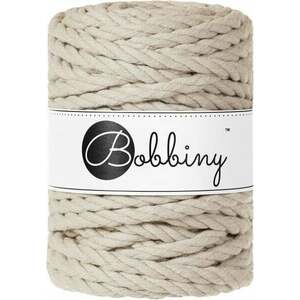 Bobbiny 3PLY Macrame Rope 9 mm 30 m Beige Șnur imagine