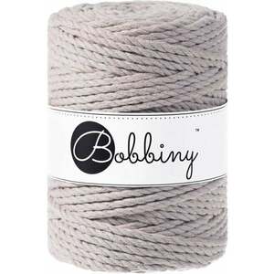 Bobbiny 3PLY Macrame Rope 5 mm 100 m Pearl Șnur imagine