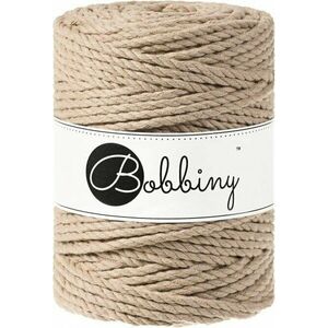 Bobbiny 3PLY Macrame Rope 5 mm 100 m Nisip Șnur imagine