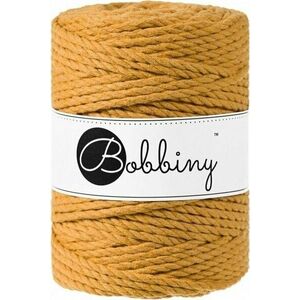 Bobbiny 3PLY Macrame Rope 5 mm 100 m Mustard Șnur imagine