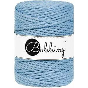 Bobbiny 3PLY Macrame Rope 5 mm 100 m Perfect Blue Șnur imagine