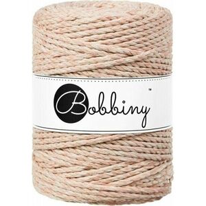 Bobbiny 3PLY Macrame Rope 5 mm 100 m Peach Shake Șnur imagine