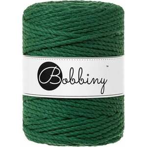 Bobbiny 3PLY Macrame Rope 5 mm 100 m Pine Green Șnur imagine