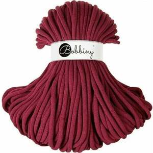 Bobbiny Jumbo 9 mm 100 m Wine Red Șnur imagine