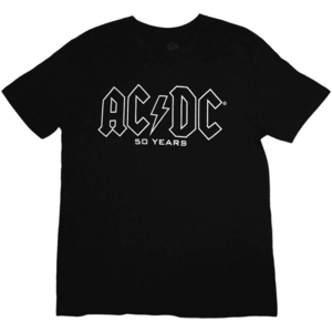 AC/DC Tricou Logo Negru M imagine