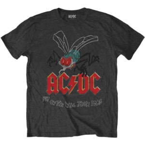 AC/DC Tricou Fly on the Wall Unisex Gri cărbune S imagine