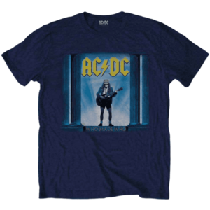 AC/DC Tricou Who Man Who Unisex Albastru Navy S imagine