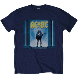 AC/DC Tricou Who Man Who Unisex Albastru Navy M imagine