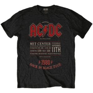 AC/DC Tricou Minnesota '80 Unisex Black S imagine