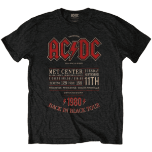 AC/DC Tricou Minnesota '80 Unisex Black XL imagine