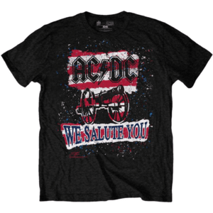 AC/DC Tricou We Salute You Stripe Black L imagine