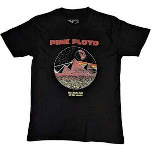 Pink Floyd Tricou Vintage Pyramids Unisex Black L imagine