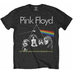 Pink Floyd Tricou Dark Side of the Moon Band & Pulse Unisex Gri cărbune M imagine