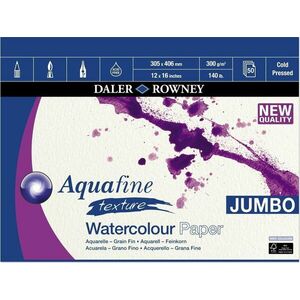 Daler Rowney Aquafine Texture Watercolour Paper Aquafine 30, 5 x 40, 6 cm 300 g Carnete de Schițe imagine