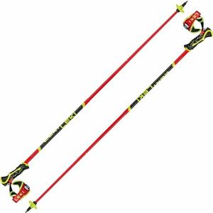 Leki Venom SL 3D Bright Red/Black/Neonyellow 115 cm Bețe de schi imagine