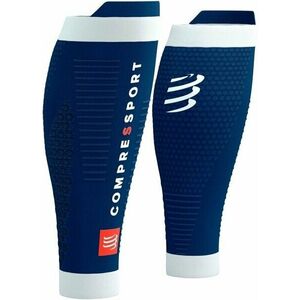 Compressport R2 3.0 Blue/White T1 Huse pentru viței pentru alergători imagine