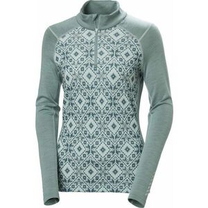 Helly Hansen Women's Lifa Merino Midweight Graphic 1/2 Zip Cactus Star XS Lenjerie termică imagine