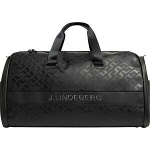 J.Lindeberg Garment Print Duffel Black Geantă imagine