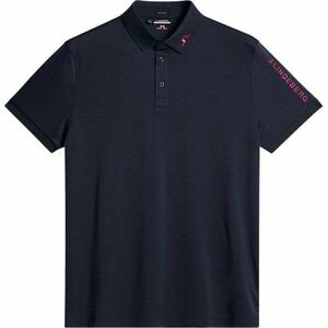 J.Lindeberg Tour Tech Regular Fit Navy Melange 2XL Tricou polo imagine