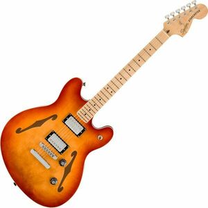 Fender Squier Affinity Series Starcaster Deluxe MN Sienna Sunburst Chitară semi-acustică imagine