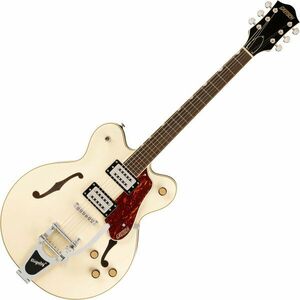 Gretsch G2622T Streamliner CB DC LRL Vintage White Chitară semi-acustică imagine