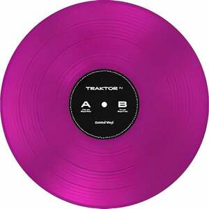 Native Instruments Traktor Control Vinyl DVS/Timecode Neon Pink Transparent imagine