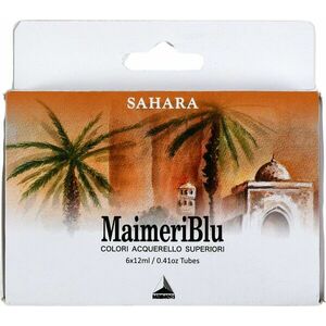 Maimeri Blu Set de vopsele acuarela Sahara 6 x 12 ml imagine