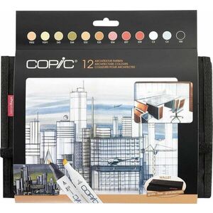 Copic Classic Refill cerneală Architecture Colours 12 buc imagine