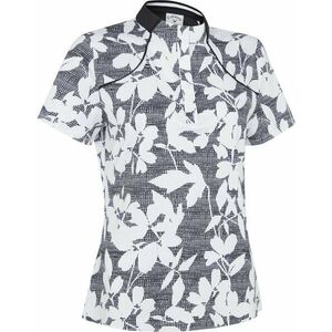 Callaway Textured Abstract Floral Womens Caviar XS Tricou polo imagine