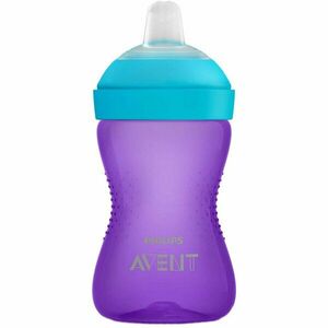 Cana Philips Avent SCF802/02, 300 ml, 9 luni +, Mov/Albastru imagine