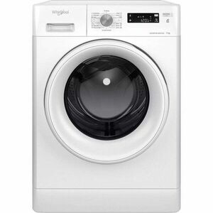 Masina de spalat rufe Whirlpool FreshCare+ FFS7458WEE, 7 kg, 1400 rpm, Clasa B, Tehnologia al 6-lea Simt, Motor Inverter, Alb imagine