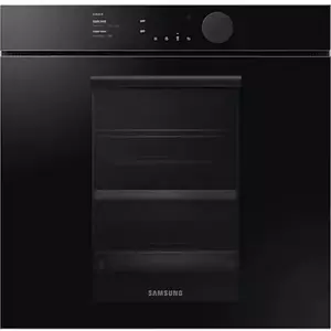 Cuptor incorporabil Samsung NV75T8979RK/EF, Infinite Line, Electric, Autocurare pirolitica, 75l, Dual Cook, Ecran TFT 4.3, WiFi, Sonda temperatura, Soft Close Door, Clasa A+, Negru imagine